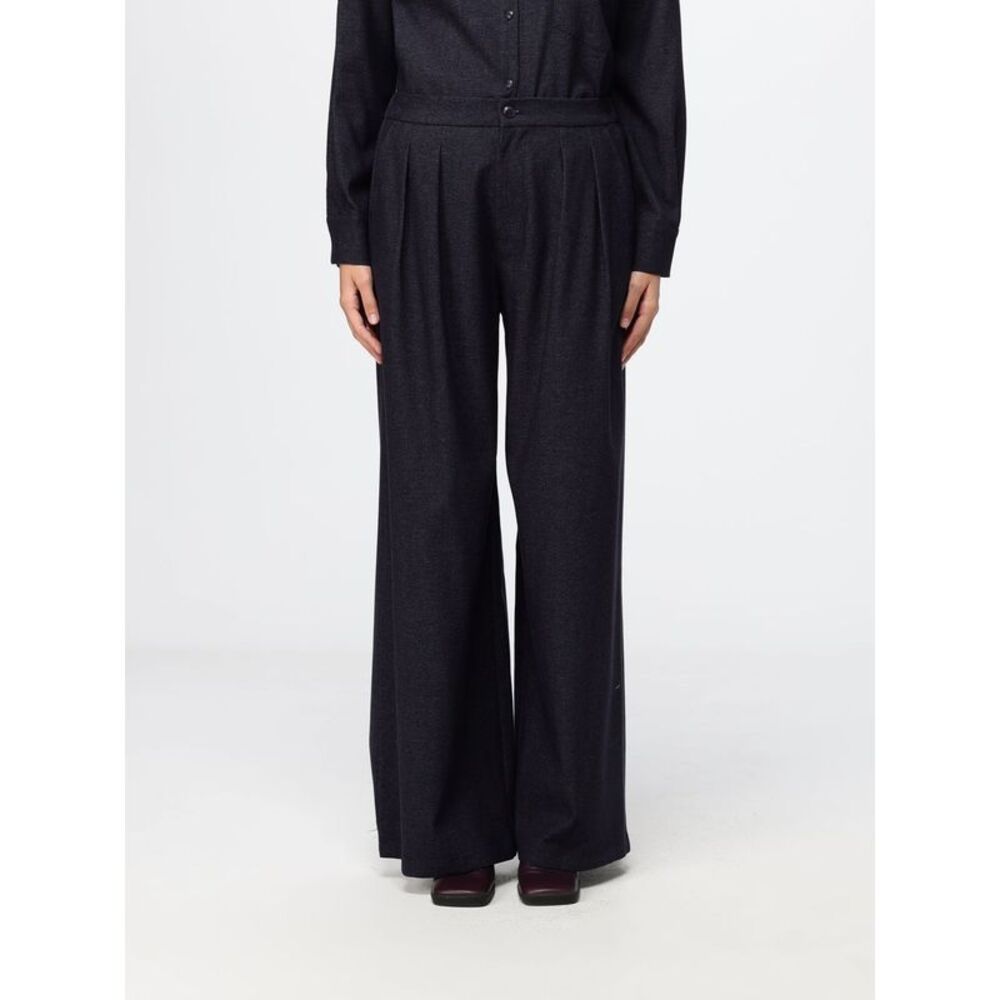 Eleh Women Eleh Gabardine Wide-Leg Trousers With Pleats